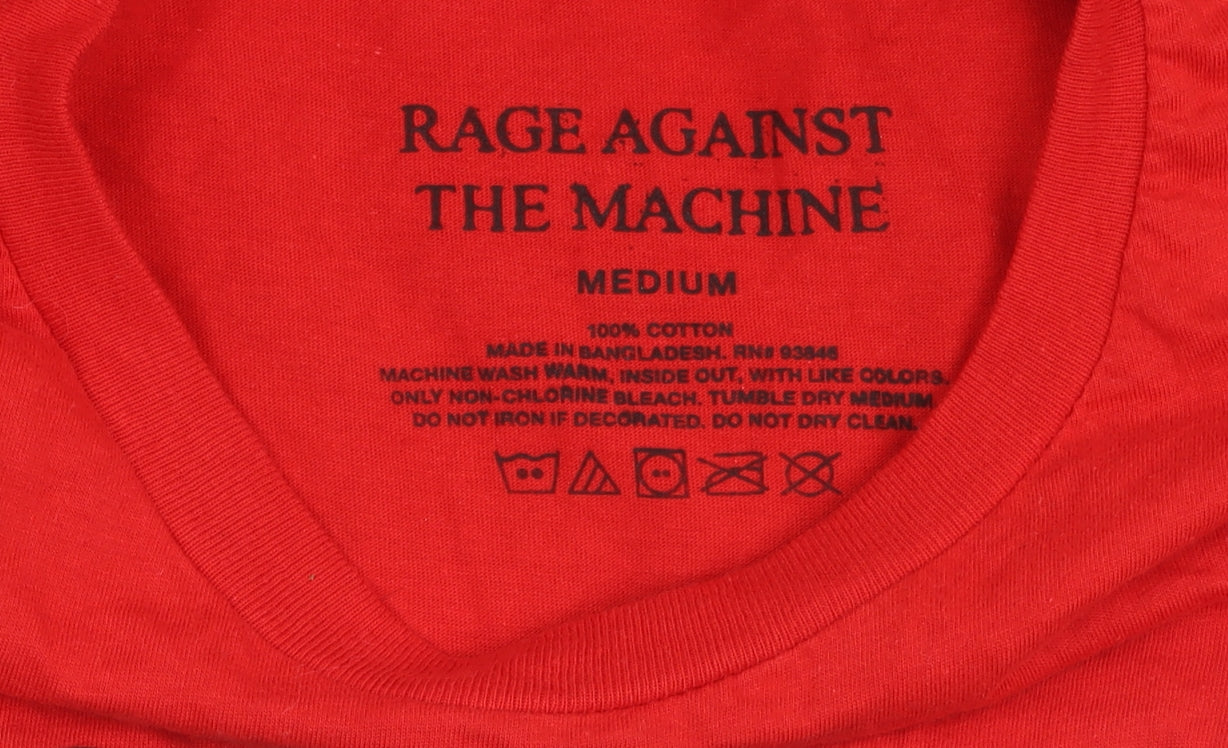 Rage Against The Machine Red Men's T-Shirt - Medium