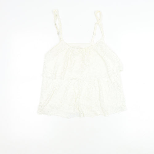 Abercrombie & Fitch Women’s Large White Lace Camisole