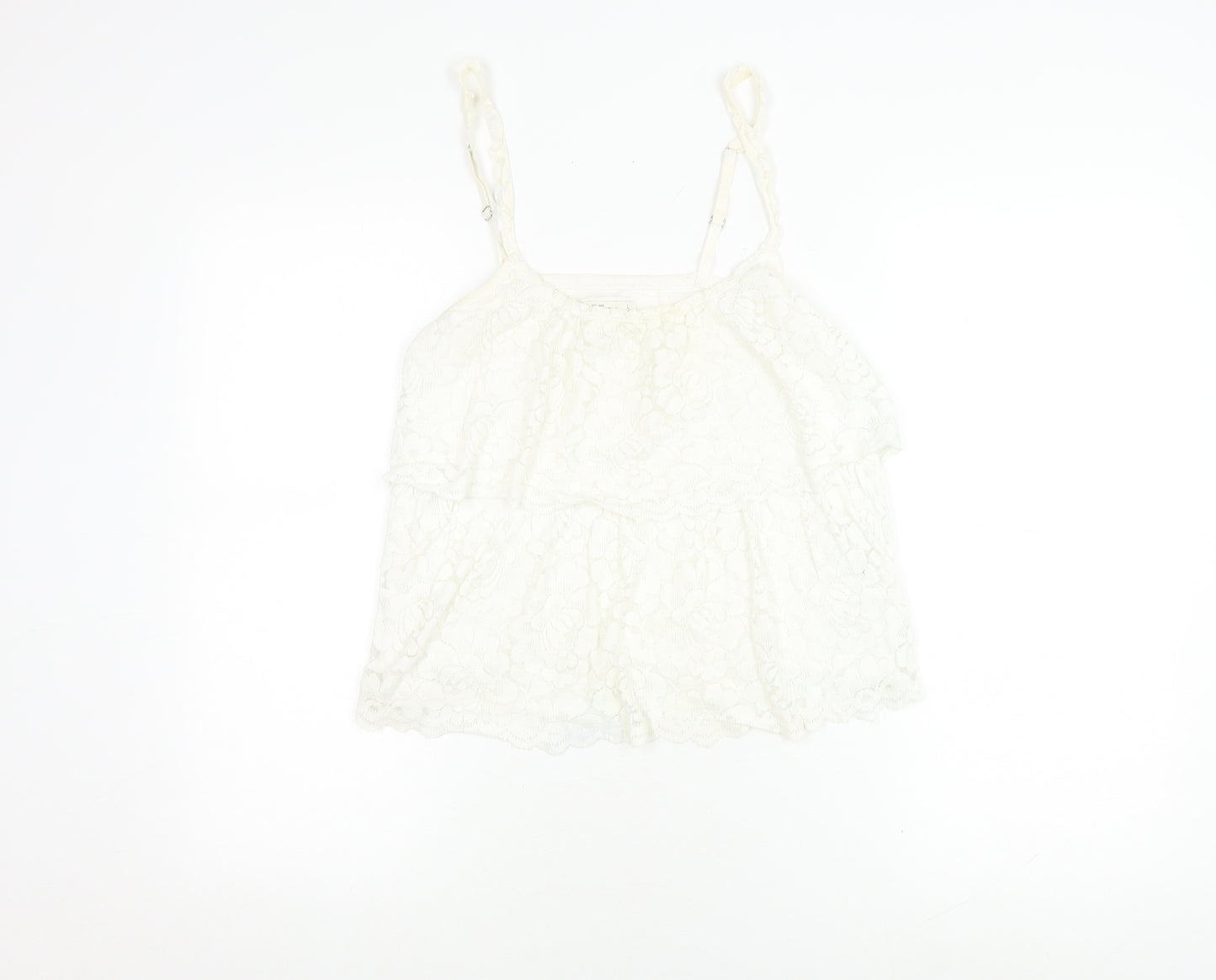 Abercrombie & Fitch Women’s Large White Lace Camisole