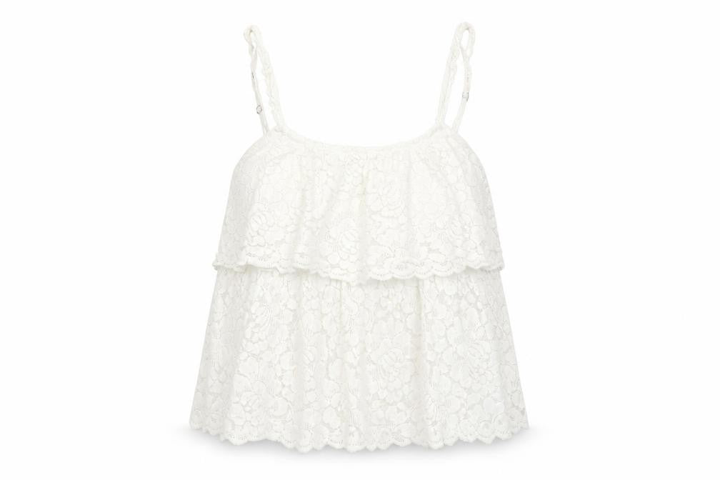 Abercrombie & Fitch Women’s Large White Lace Camisole