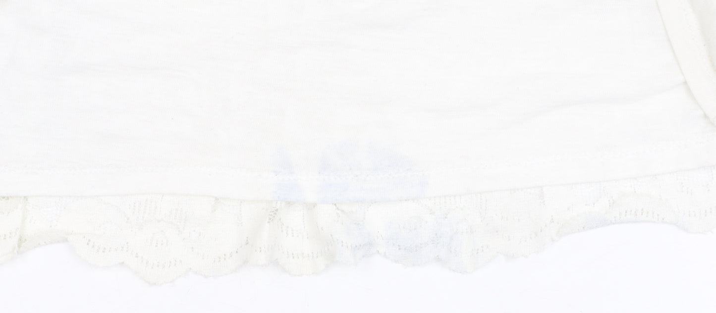 Abercrombie & Fitch Women’s Large White Lace Camisole