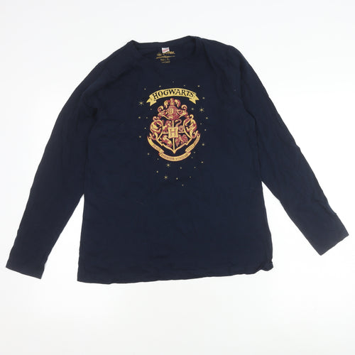 Harry Potter Blue Unisex Long Sleeve T-Shirt S
