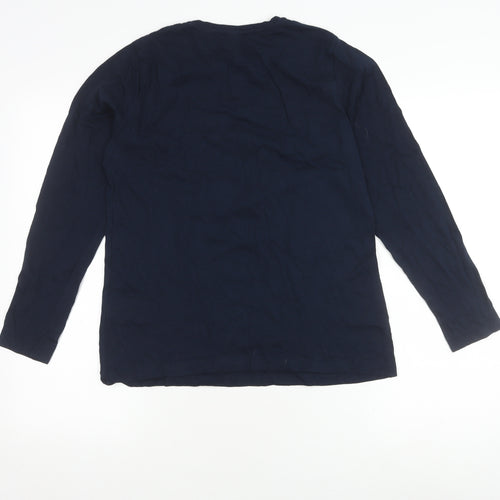 Harry Potter Blue Unisex Long Sleeve T-Shirt S