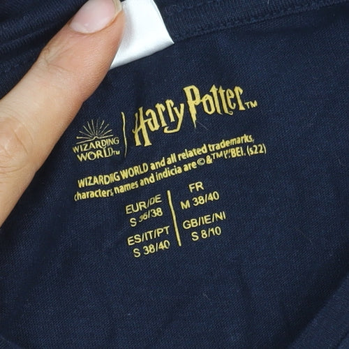 Harry Potter Blue Unisex Long Sleeve T-Shirt S