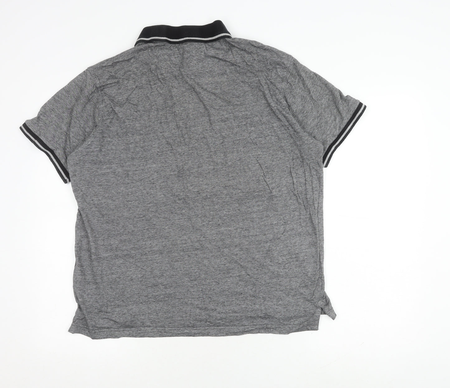 Pierre Cardin Men's Grey Regular Fit Polo Shirt L