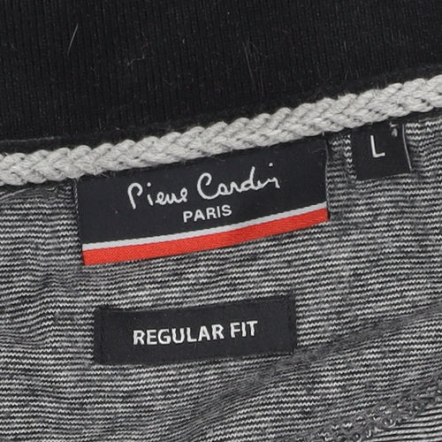 Pierre Cardin Men's Grey Regular Fit Polo Shirt L