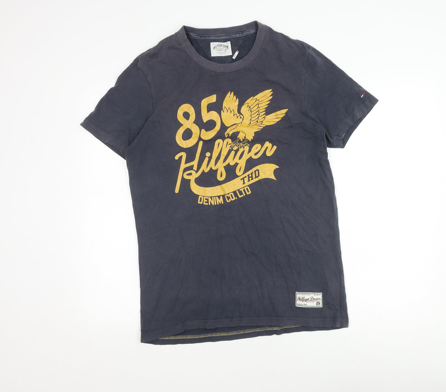 Tommy Hilfiger Men's Blue Graphic T-Shirt, Size L