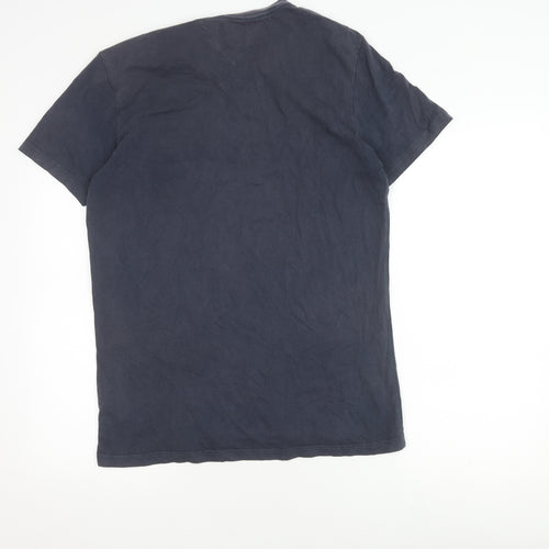 Tommy Hilfiger Men's Blue Graphic T-Shirt, Size L