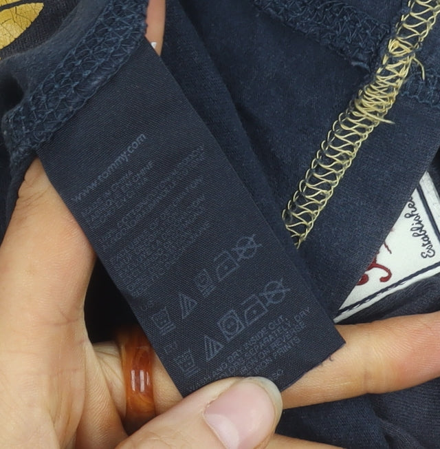 Tommy Hilfiger Men's Blue Graphic T-Shirt, Size L