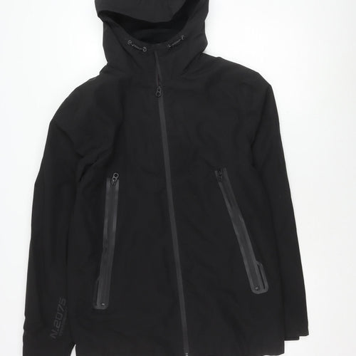 Next Boys Black Hooded Puffer Jacket 17 Years