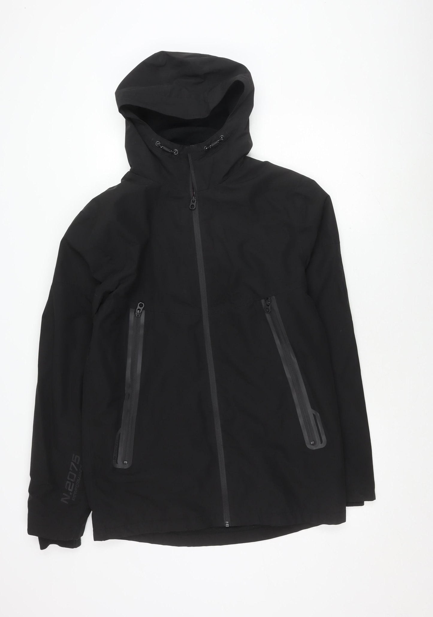 Next Boys Black Hooded Puffer Jacket 17 Years