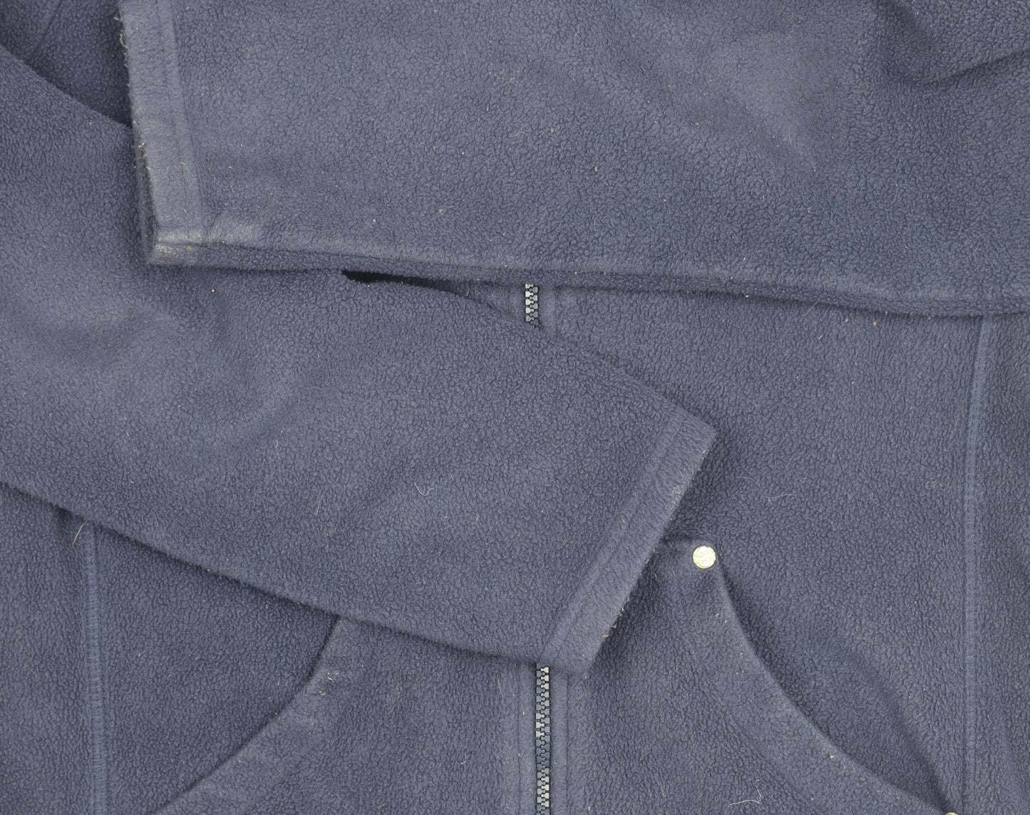 Spirit at M&Co Women's Blue Fleece Jacket Size 16