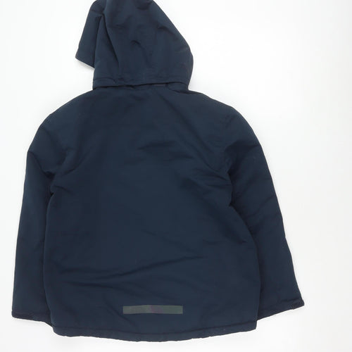 H&M Boys Blue Winter Puffer Jacket, Size 11-12 Years