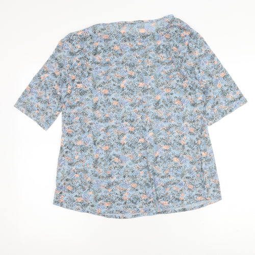 Cotton Traders Women's Floral Top, Multicolour, Size 16