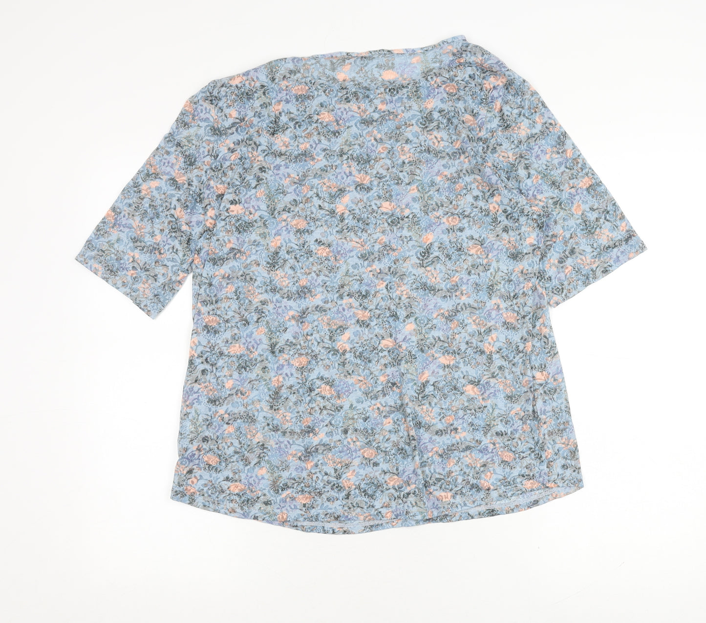 Cotton Traders Women's Floral Top, Multicolour, Size 16