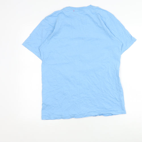 Hot Tuna Blue Men's T-Shirt, Size S, Beach Theme