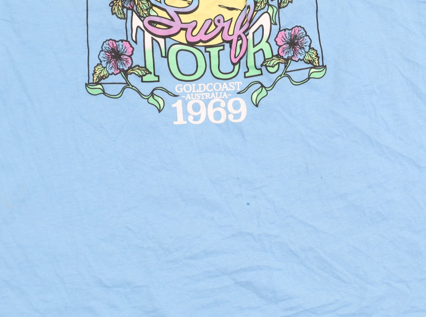 Hot Tuna Blue Men's T-Shirt, Size S, Beach Theme