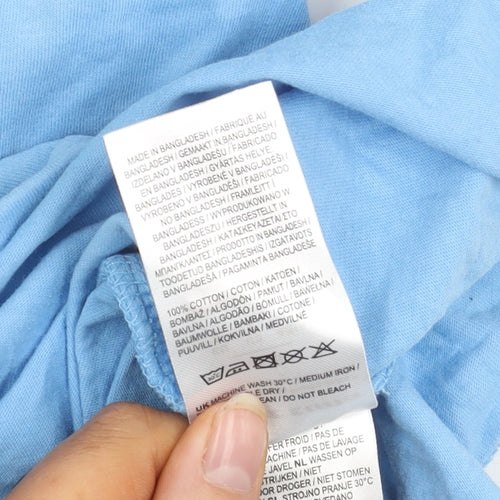 Hot Tuna Blue Men's T-Shirt, Size S, Beach Theme