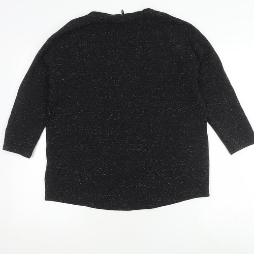 COS Women Black Crew Neck Top XS