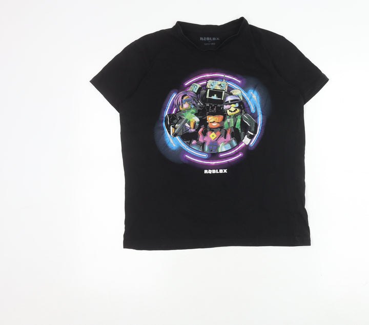 Roblox Boys Black Graphic T-Shirt 12-13 Years