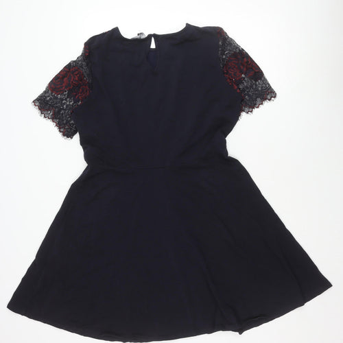 Dorothy Perkins Women's Black Lace Dress Size 18
