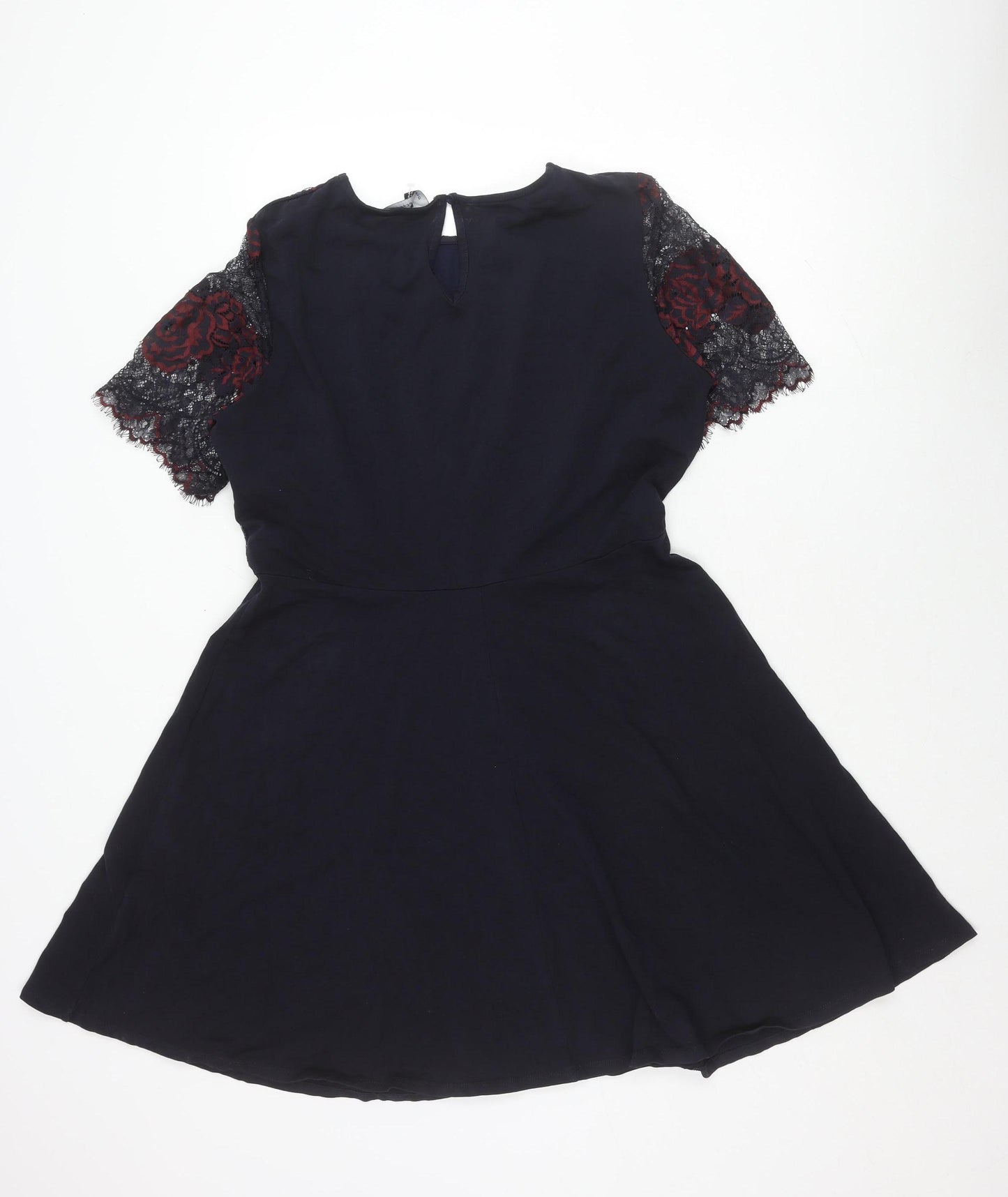 Dorothy Perkins Women's Black Lace Dress Size 18