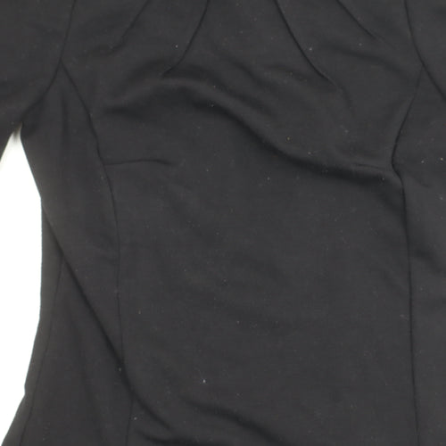 Oasis Women's Black 3/4 Sleeve Top Size 8