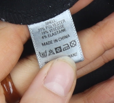 Oasis Women's Black 3/4 Sleeve Top Size 8