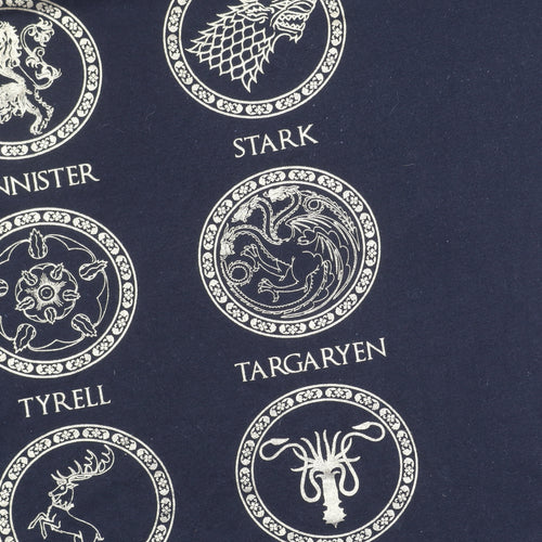 Game of Thrones Unisex Black T-Shirt Size 14