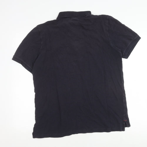 Napapijri Men's XL Black Polo Shirt