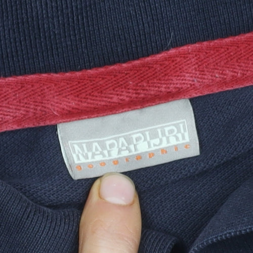Napapijri Men's XL Black Polo Shirt