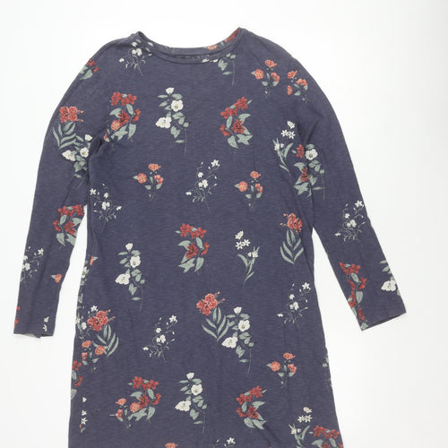 Fat Face Women's Floral Dress, Size 12, Multicoloured, Shift Style