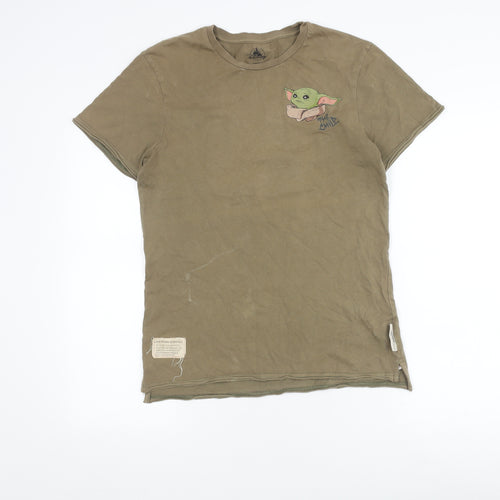 Disney Star Wars XS Men's Green Graphic T-Shirt