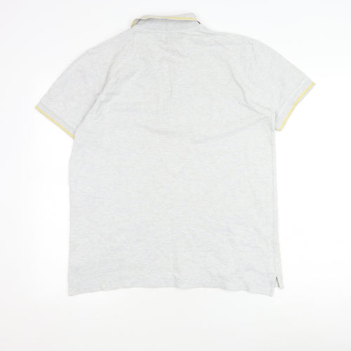 Petit Bateau Unisex Grey Polo L Cotton Polyester