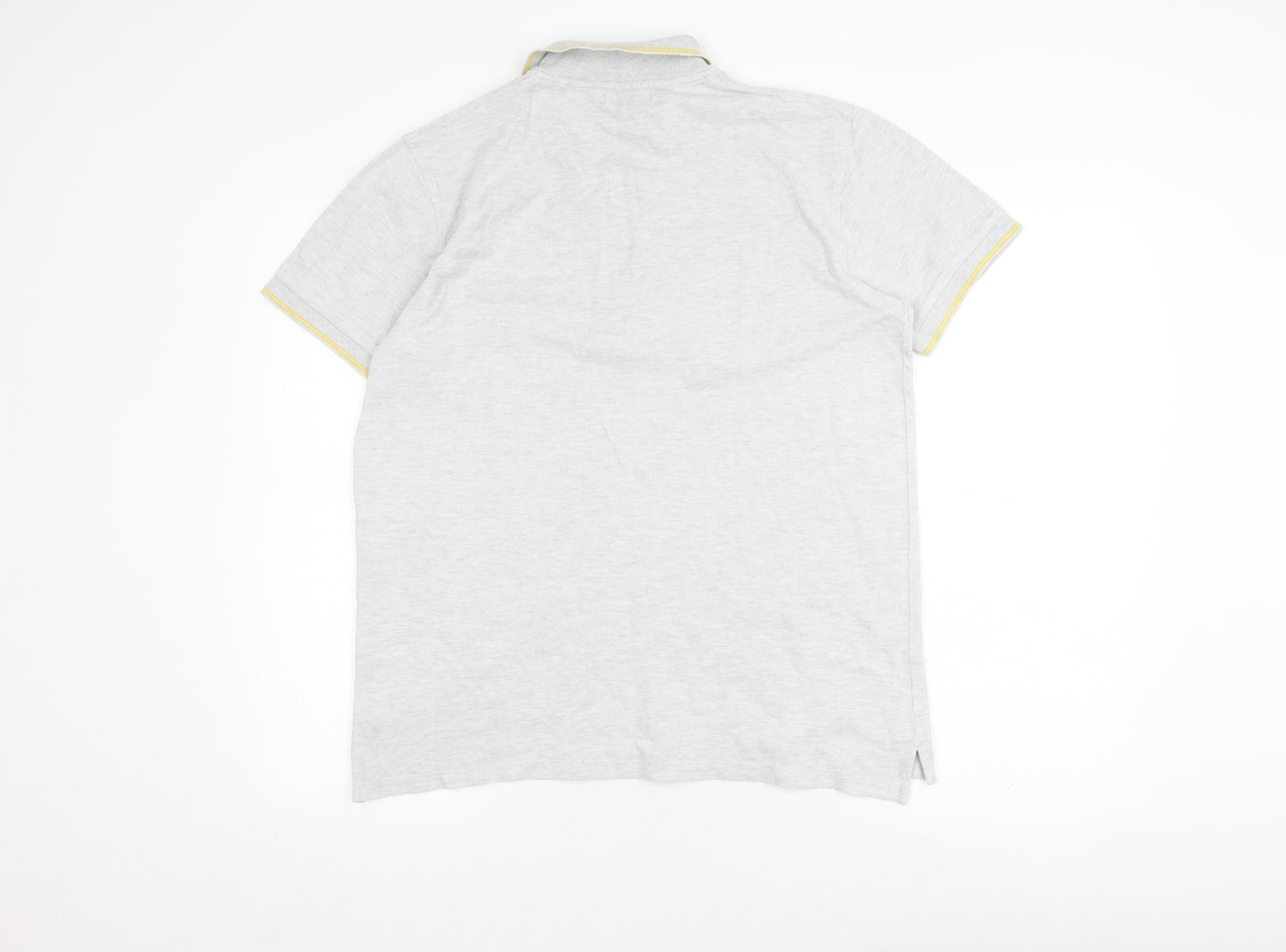 Petit Bateau Unisex Grey Polo L Cotton Polyester