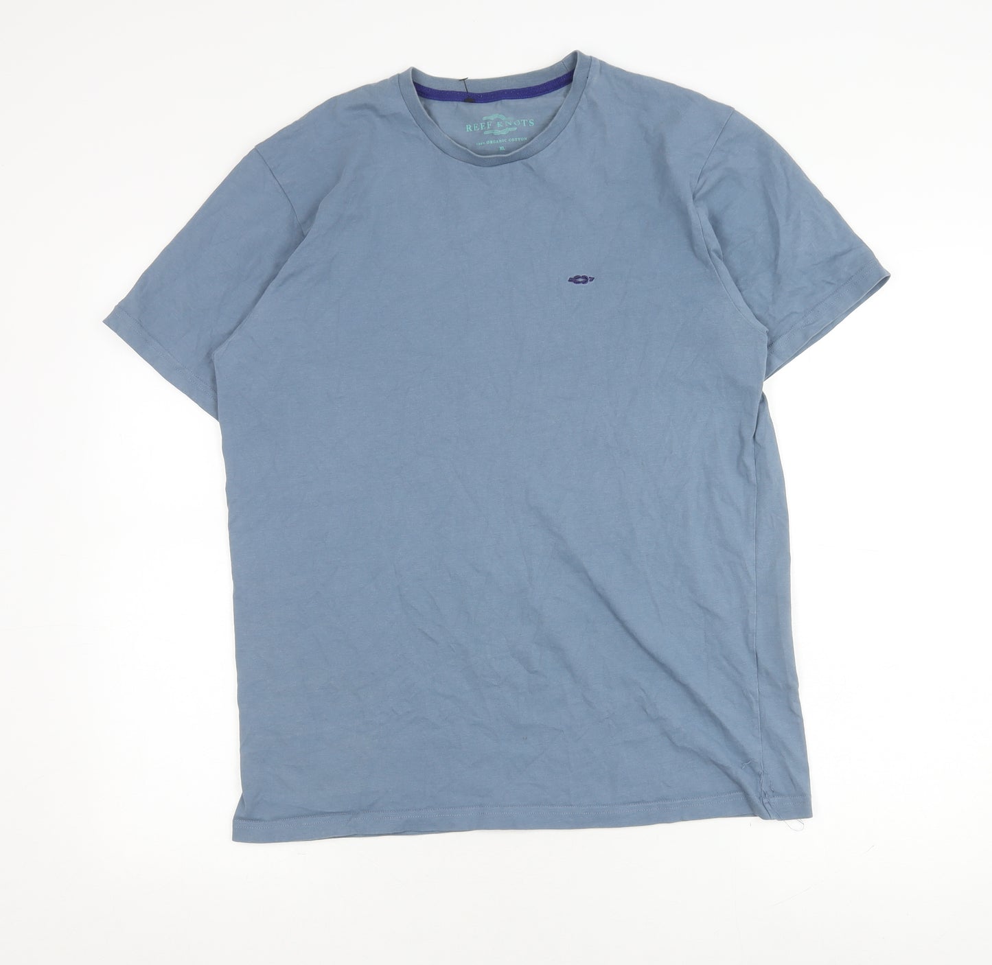 Reef Knots Men's Blue XL Organic Cotton T-Shirt