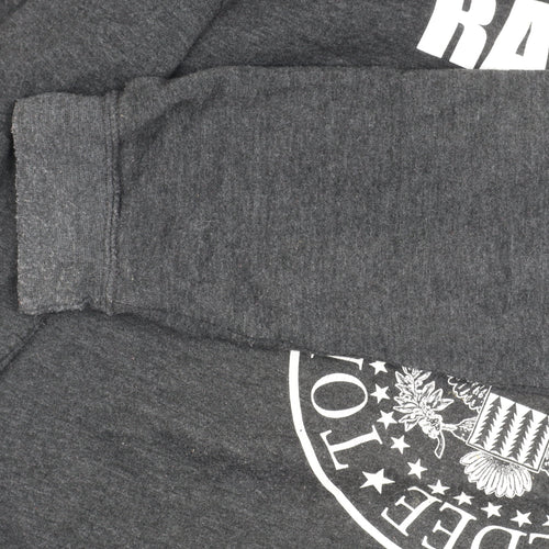 AWDis Men's Black Graphic Print XL Pullover Sweatshirt