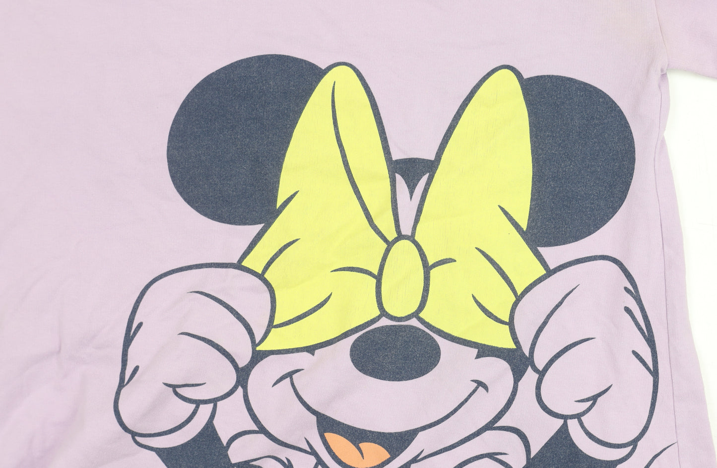 Next Disney Minnie Mouse Girls Purple T-Shirt Dress 16Y