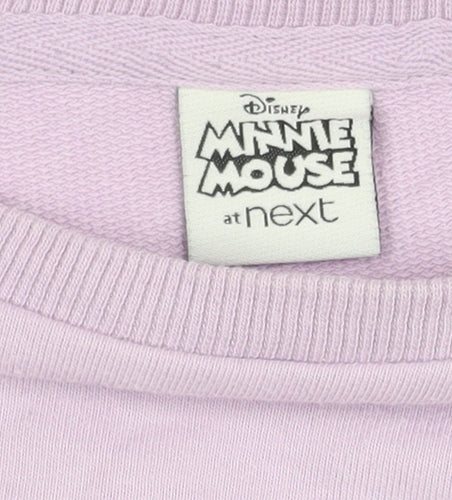 Next Disney Minnie Mouse Girls Purple T-Shirt Dress 16Y