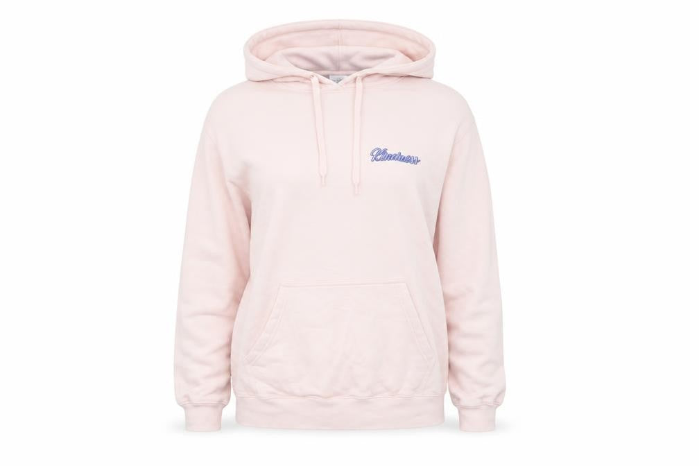 Maison Labiche Women's Pink Embroidered Hoodie S