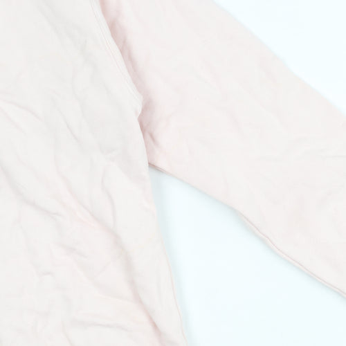 Maison Labiche Women's Pink Embroidered Hoodie S
