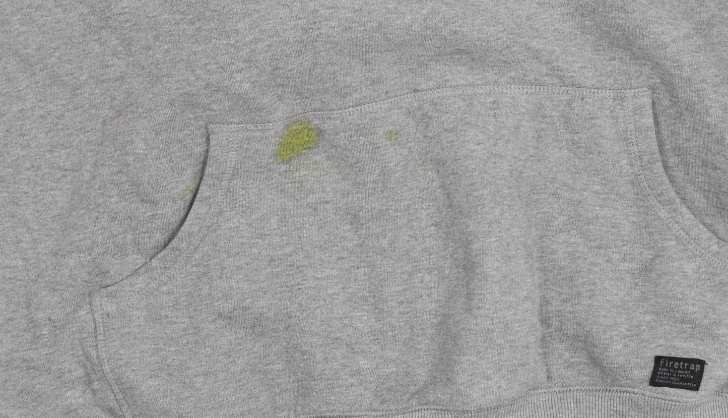 Firetrap Men's Grey 3XL Pullover Hoodie