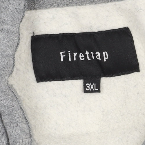Firetrap Men's Grey 3XL Pullover Hoodie