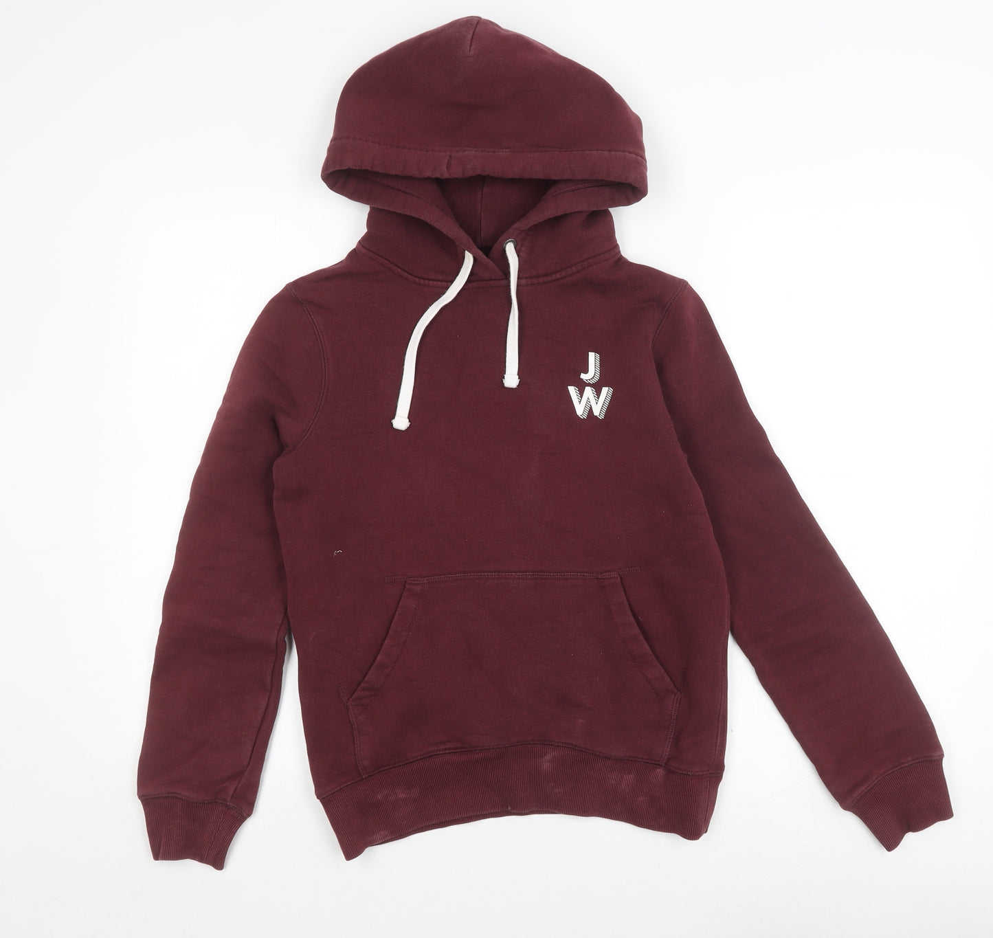 Jack Wills Women's Red Hoodie Size 6 Pullover