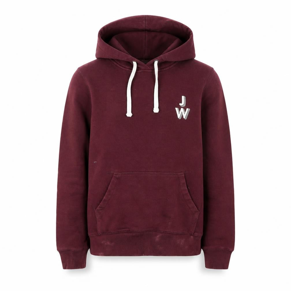 Front view of Jack Wills Women's Red Hoodie, size 6, Pullover