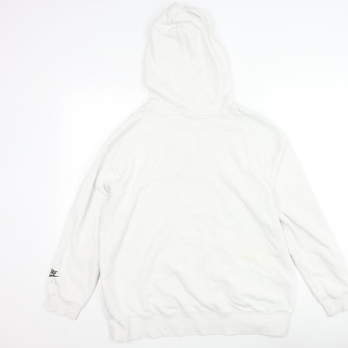 Nike Men's White Pullover Hoodie - Size S
