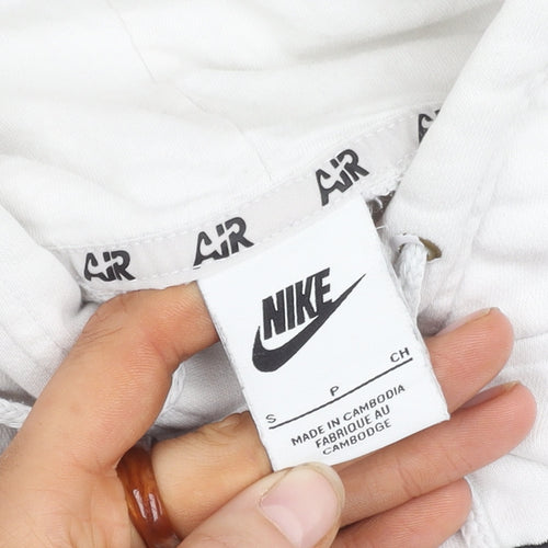 Nike Men's White Pullover Hoodie - Size S