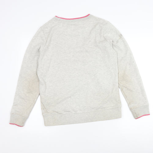 Brakeburn Women’s Grey Tiger Print Pullover Sweatshirt