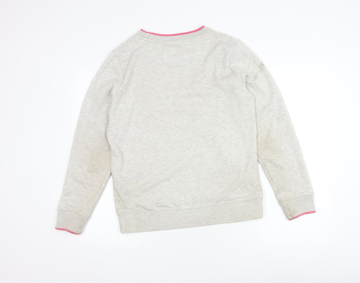 Brakeburn Women’s Grey Tiger Print Pullover Sweatshirt