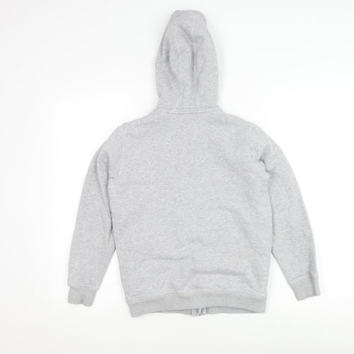 Marks & Spencer Girls Grey Hooded Jacket - 9-10 Years